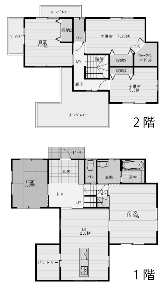 高崎市町屋町 間取り図