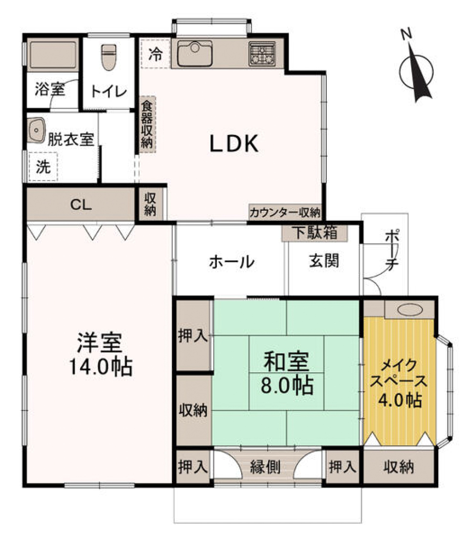 高崎市吉井町神保 間取り図
