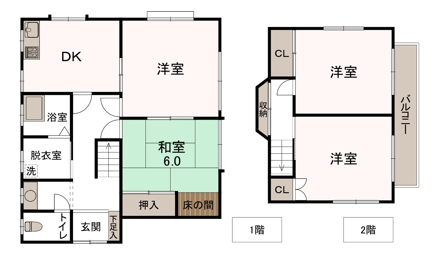 高崎市城山町　間取り図